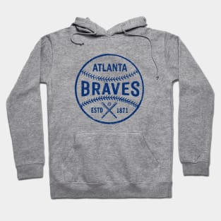 Atlanta Braves Ball by Buck Tee Hoodie